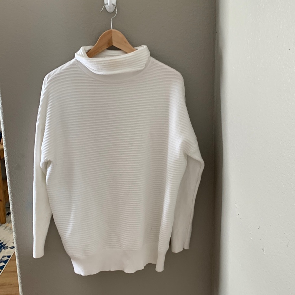 Baggy size small white sweater